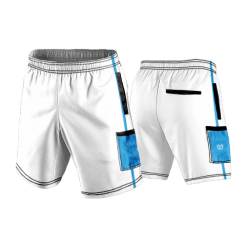2292 LIGHTWEIGHT MICROFIBER 160gsm SHORT THAT-EDDIES-TEAM-WHITEOUT