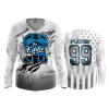 2292 FD Womens V-Neck Longsleeve THAT-EDDIES-TEAM-WHITEOUT