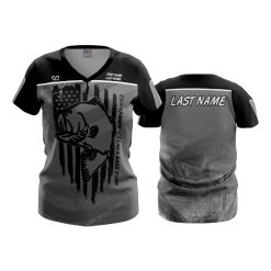 2955 FD Womens V-Neck CHAMPAIGN-URBANA-BASS-CLUB-CHARCOAL