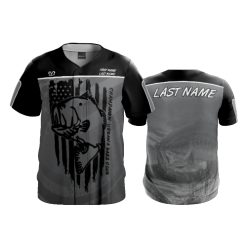 2955 FD ProTek Mens Full Button Down - CL CHAMPAIGN-URBANA-BASS-CLUB-CHARCOAL