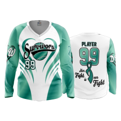 2689 FD Womens V-Neck Longsleeve SURVIVORS-WHITE-COLORWAY