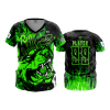 2962 FD Womens V-Neck RAW-DAWGZZ-BLACK-FLO INK + $5