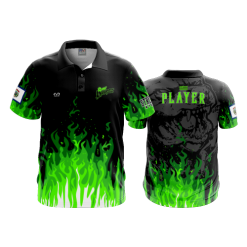 2962 FD Polo RAW-DAWGZZ-BLACK-FLO INK + $5