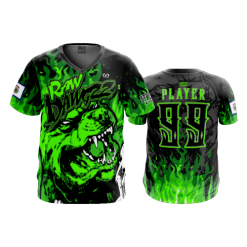 2962 FD Sport V-Neck MENS RAW-DAWGZZ-BLACK-FLO INK + $5