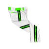 2962 CL WHITE CUSTOM BRAID MENS PANT RAW-DAWGZZ-WHITE-FLO INK + $5