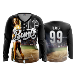 2956 FD Womens V-Neck Longsleeve BIG-BUNTZ