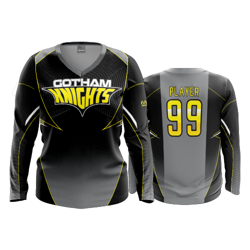 2966 FD Womens V-Neck Longsleeve GOTHAM-KNIGHTS