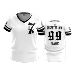 2683 FD Womens V-Neck IBEW-LOCAL-176-WHITE
