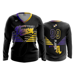 2689 FD Womens V-Neck Longsleeve WMD-VENOM