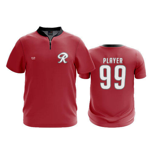 2908 FD Quarter Zip SS - Ribbed Collar - CL