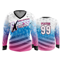 2988 FD Womens V-Neck Longsleeve HOT-MESS-EXPRESS