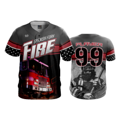 3001 FD ProTek Mens Full Button Down - CL SPANISH-FORK-FIRE