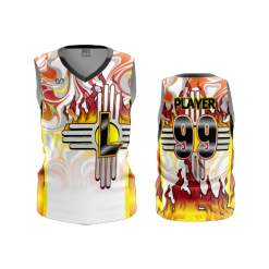 3025 FD Womens V-Neck Sleeveless LUMBRE-2021-WHITE