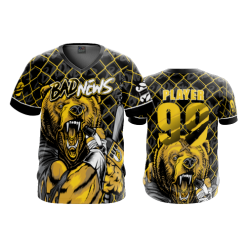 2809 FD Sport V-Neck MENS BAD-NEWS-BLACK