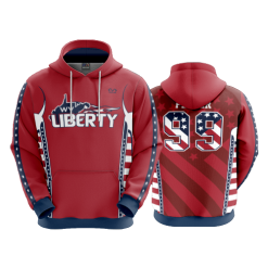 2826 FD Hoody WV-LIBERTY-RED