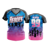 2978 FD Womens V-Neck PLAYGROUND-HEROES