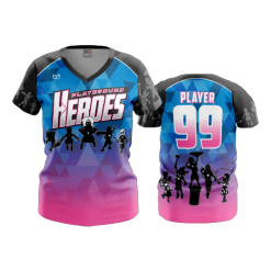 2978 FD Womens V-Neck PLAYGROUND-HEROES