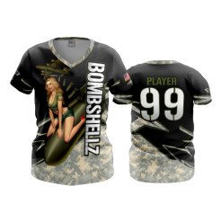 2342 FD Womens V-Neck BOMBSHELLZ