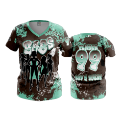 2979 FD Womens V-Neck BABS-BROWN