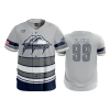 2987 FD ProTek Mens Full Button Down - CL THUNDER-BASEBALL-GREY