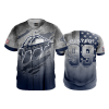 2987 FD ProTek Mens Full Button Down - CL THUNDER-BASEBALL-NAVY