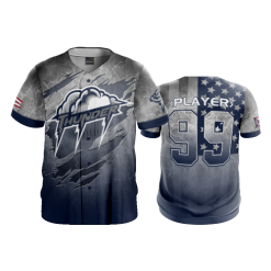 2987 FD ProTek Mens Full Button Down - CL THUNDER-BASEBALL-NAVY