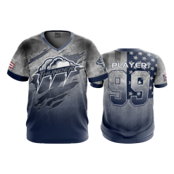 2987 FD Sport V-Neck MENS THUNDER-BASEBALL-NAVY