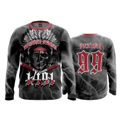 2993 FD Long Sleeve MENS THUNDER-STICKS-BLACK