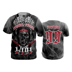2993 FD ProTek Mens Full Button Down - CL THUNDER-STICKS-BLACK