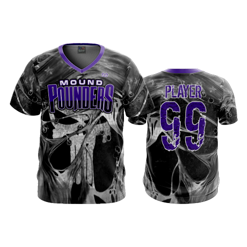 2976 FD Sport V-Neck MENS MOUND-POUNDERS – Mojo USA