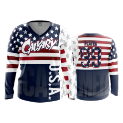 2989 FD Womens V-Neck Longsleeve CALVARY