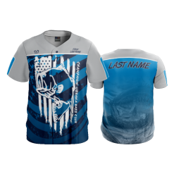 2955 FD ProTek Mens Full Button Down - CL URBANA-BASS-CLUB-BLUE