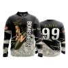 2342 FD Quarter Zip Batting Jacket LS BOMBSHELLZ-ADDON