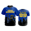 2691 FD Quarter Zip Batting Jacket SS SEATTLE-HONEY-BADGERS-QUARTER-ZIPS