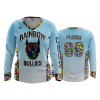 1925 FD Womens V-Neck Longsleeve RAINBOW-BULLIES