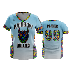 1925 FD Womens V-Neck RAINBOW-BULLIES