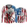 3040 FD Womens V-Neck Longsleeve MERICA