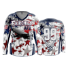 3019 FD Womens V-Neck Longsleeve FAIRCHILD-AFB