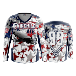 3019 FD Womens V-Neck Longsleeve FAIRCHILD-AFB