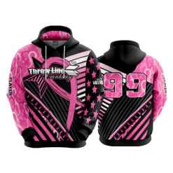 2386 FD Hoody THROWLINE-DRINKERY-PINK-RIBBON