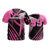 2386 FD Sport V-Neck MENS THROWLINE-DRINKERY-PINK-RIBBON