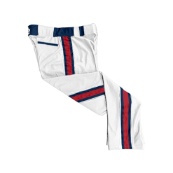 POP SLOW CL WHITE CUSTOM BRAID MENS PANT AMERICA-PITCHES