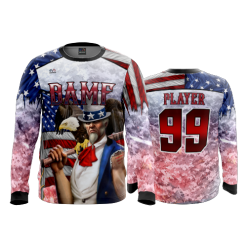 POP SLOW FD Long Sleeve MENS BAMF-WHITE-2021