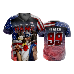 POP SLOW FD Sport V-Neck MENS BAMF