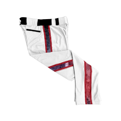 POP SLOW CL WHITE CUSTOM BRAID MENS PANT BAMF