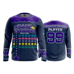 POP SLOW FD Long Sleeve MENS BASE-INVADERS-2021