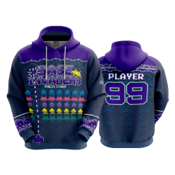 POP SLOW FD Hoody BASE-INVADERS-2021