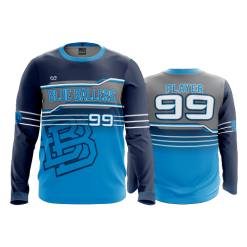 POP SLOW FD Long Sleeve MENS BLUE-BALLERS