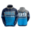 POP SLOW FD Hoody BLUE-BALLERS