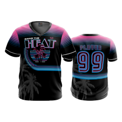 POP SLOW FD Sport V-Neck MENS BRING-THE-HEAT